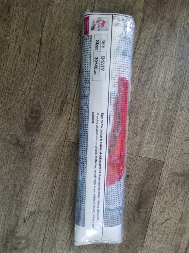 Diamond Painting Kit - Snowman, 30x40cm image indicator(2)