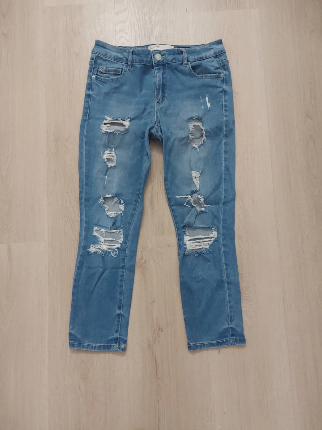 Garage Distressed Denim Jeans