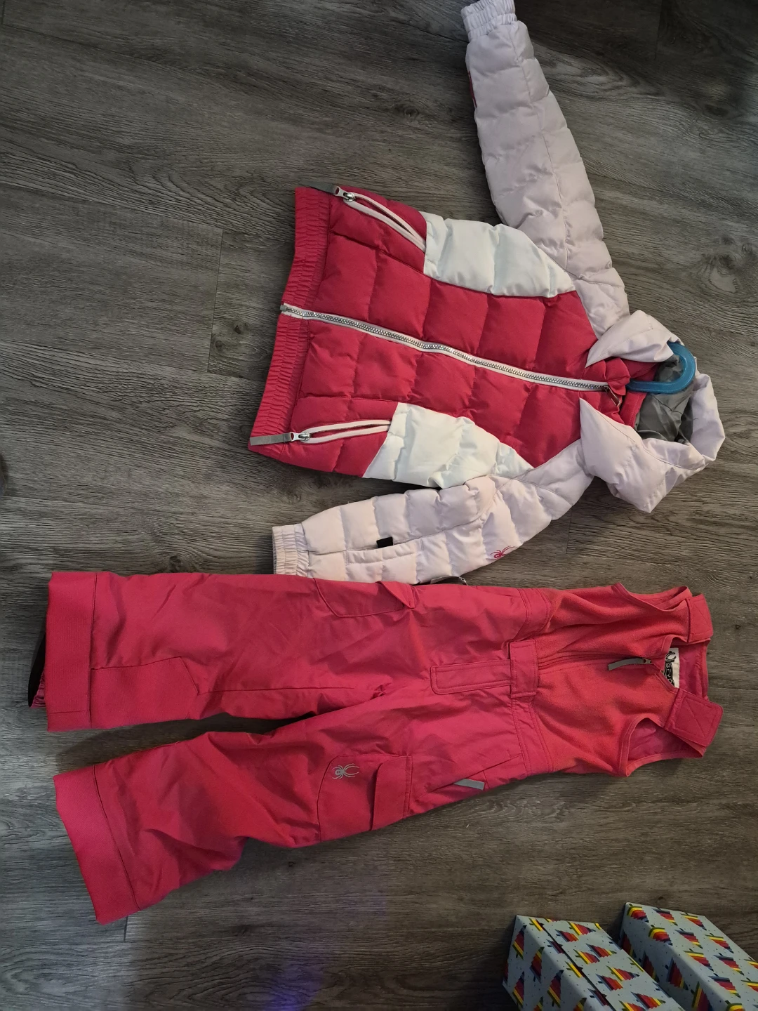 Spyder Ski Jacket & Snow Pants Set - Pink & White