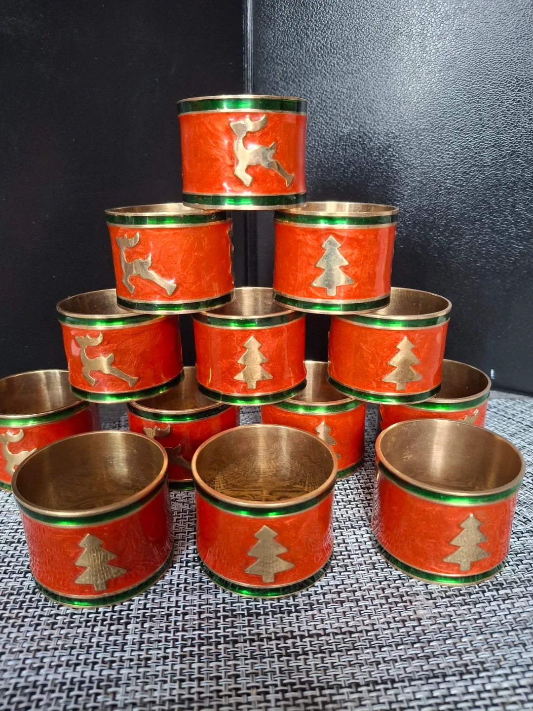 Set of 13 Holiday Napkin Rings image indicator(6)