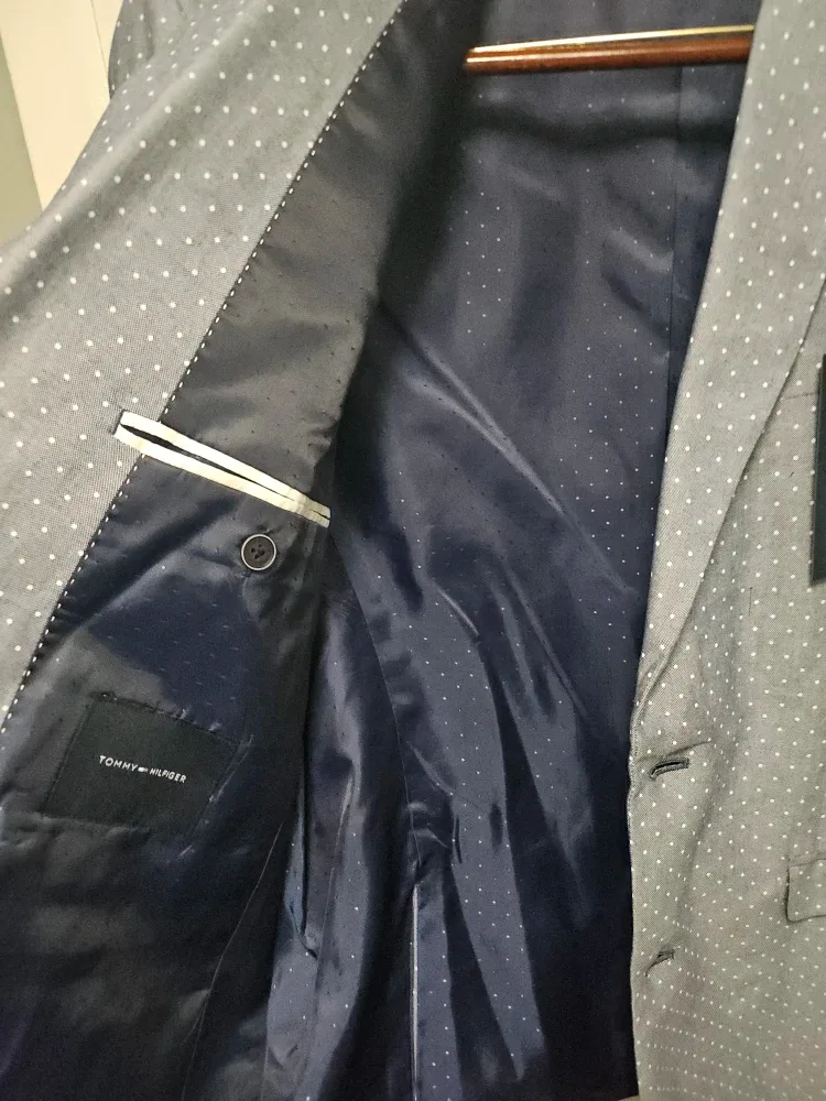 Tommy Hilfiger Ethan Light Blue Blazer - Size R40 image indicator(4)