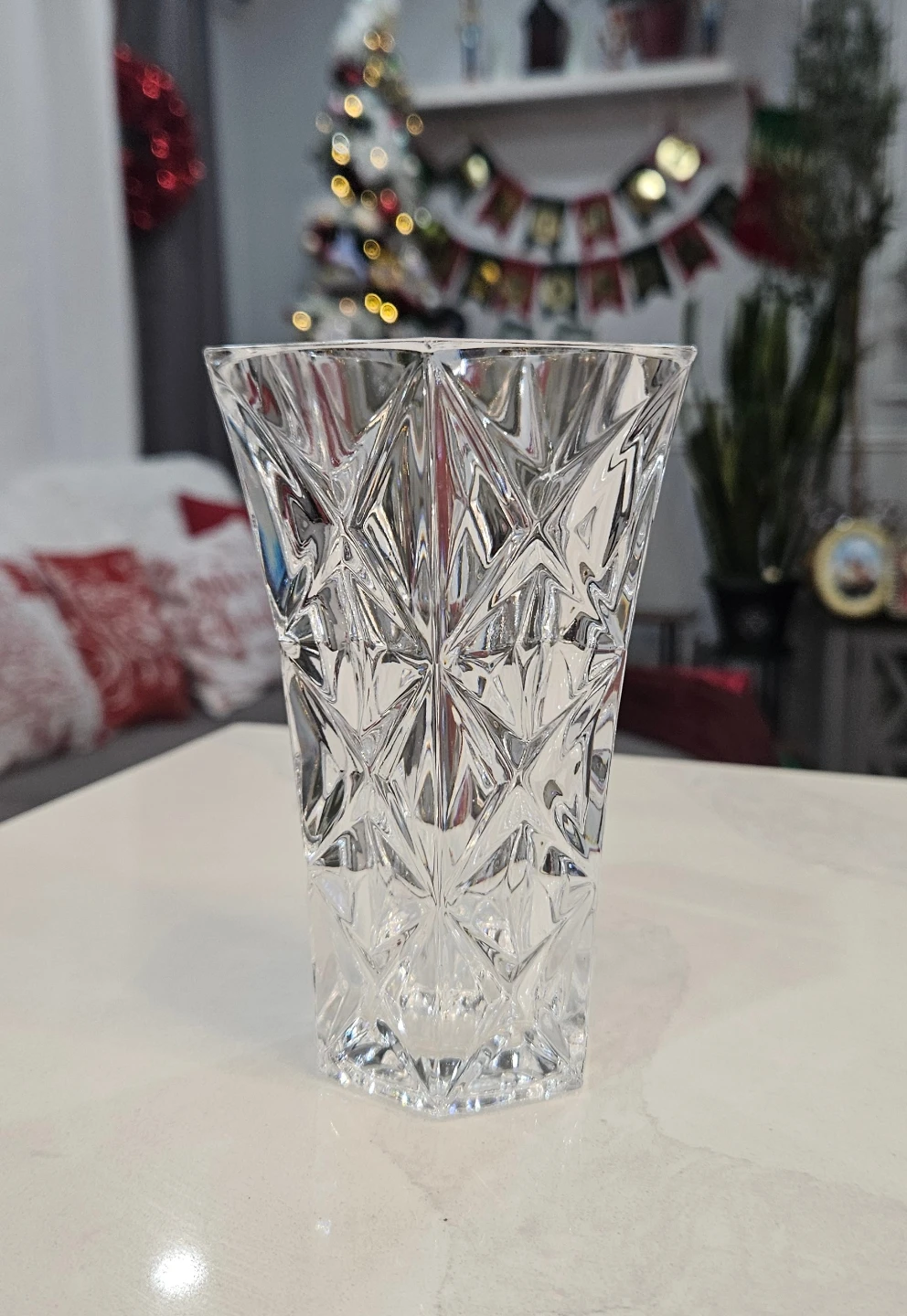 Crystal Vase - Elegant Home Decor