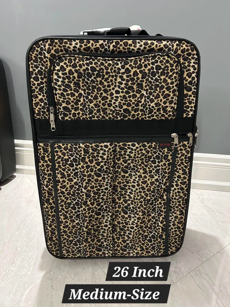Leopard Print Luggage Set - 26" and 29" image indicator(3)