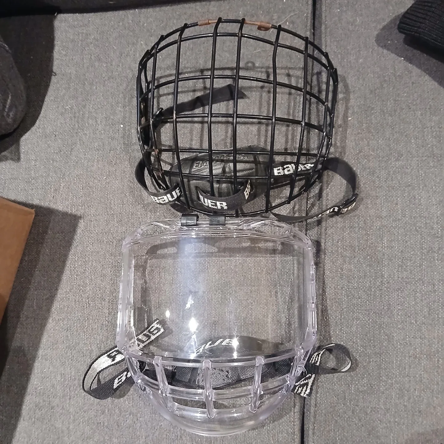 Bauer Hockey Helmet cage and shield #cleanout