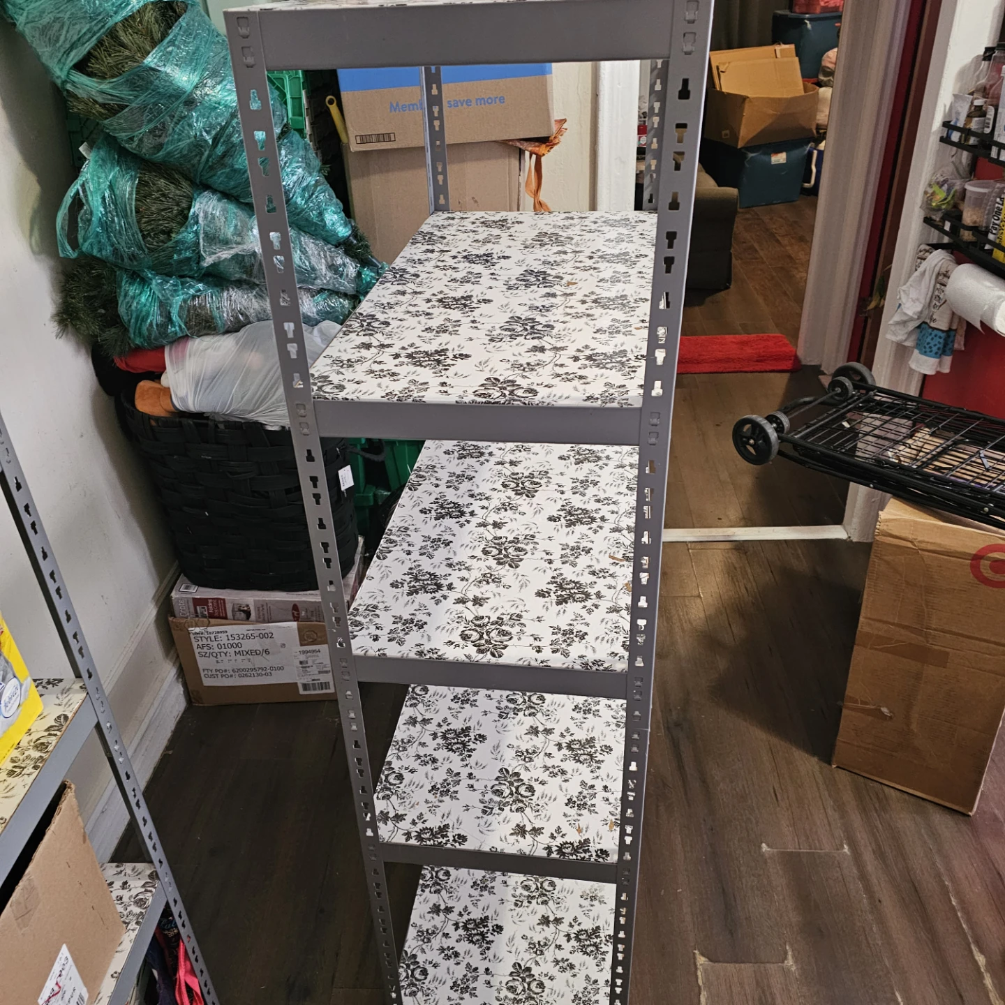 2  5-Tier Gray Metal Storage Shelf $25 each or $40 for both - photo 3