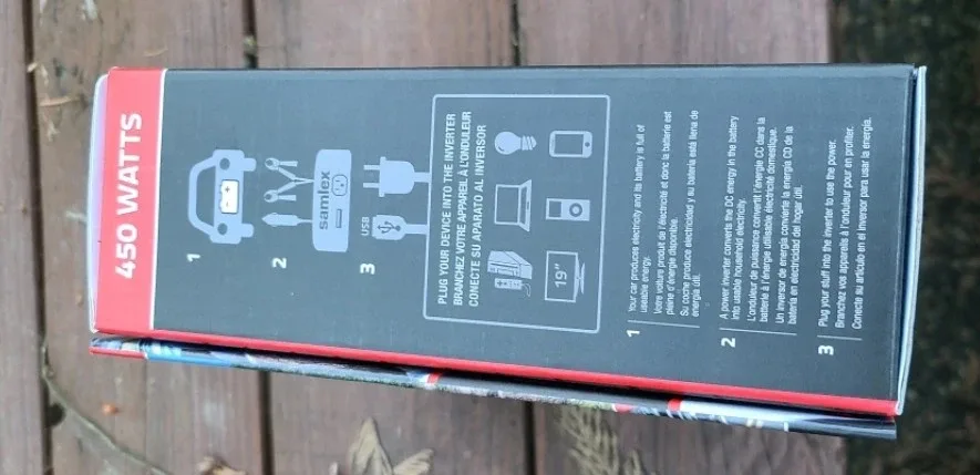 Samlex 450 Watt Power Inverter - New! #CLEANOUT image indicator(7)