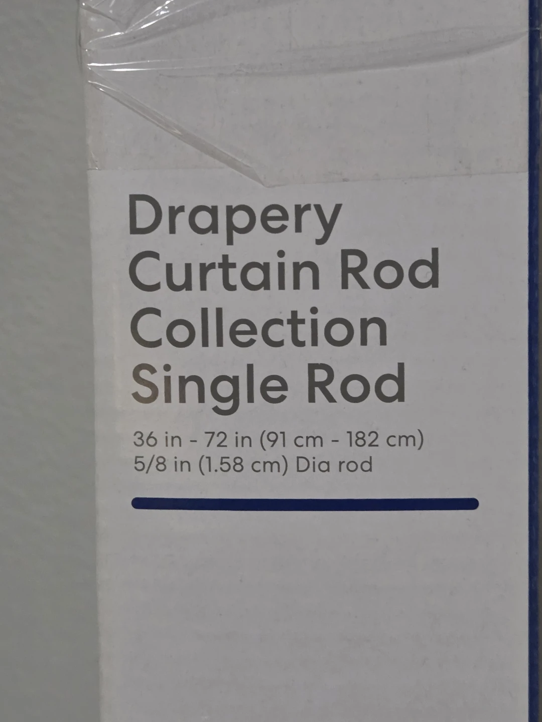Simply Essential Drapery Curtain Rod - 36-72 inch - photo 2
