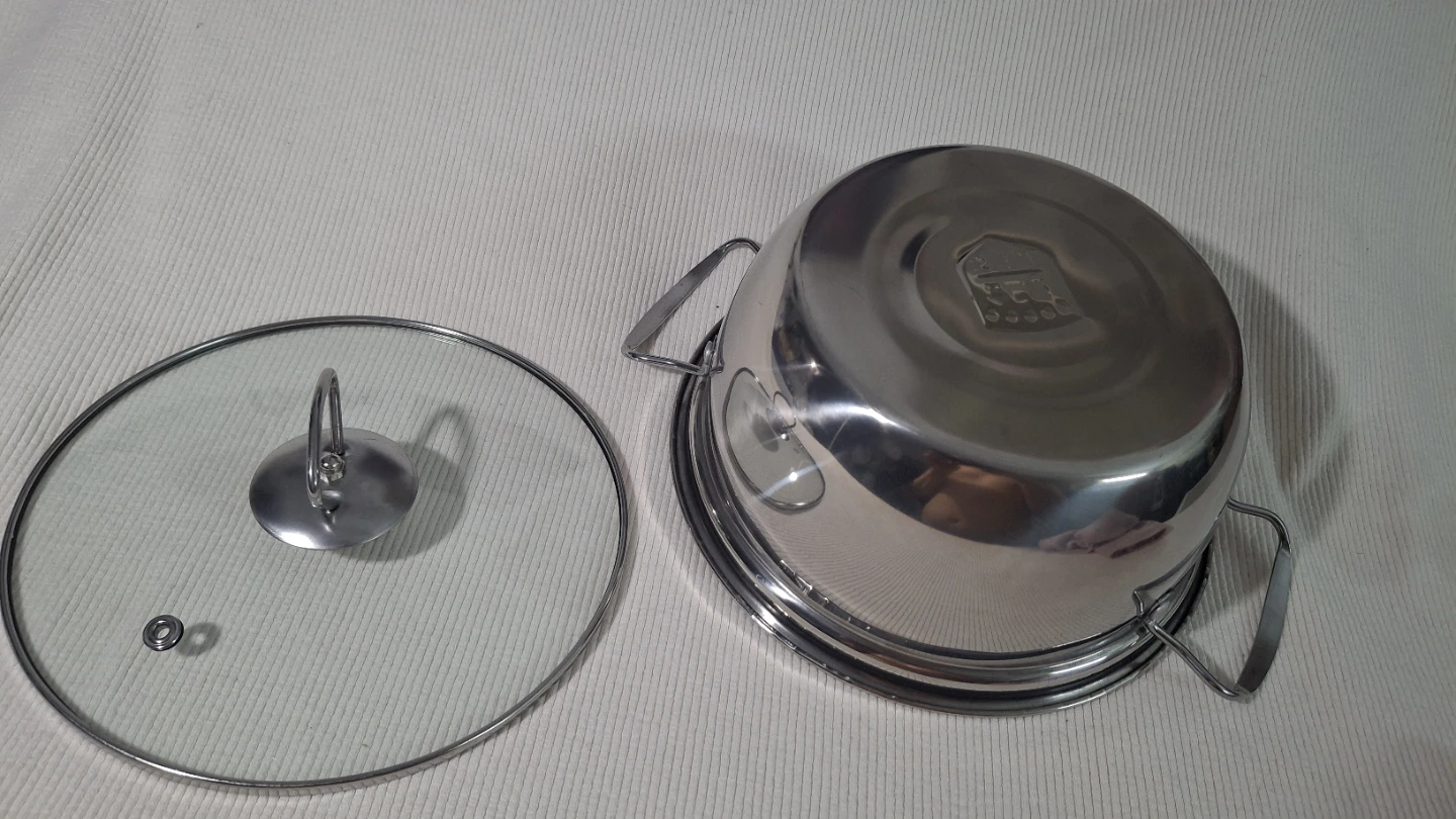 8" Stainless Steel Stock Pot with Lid - photo 4