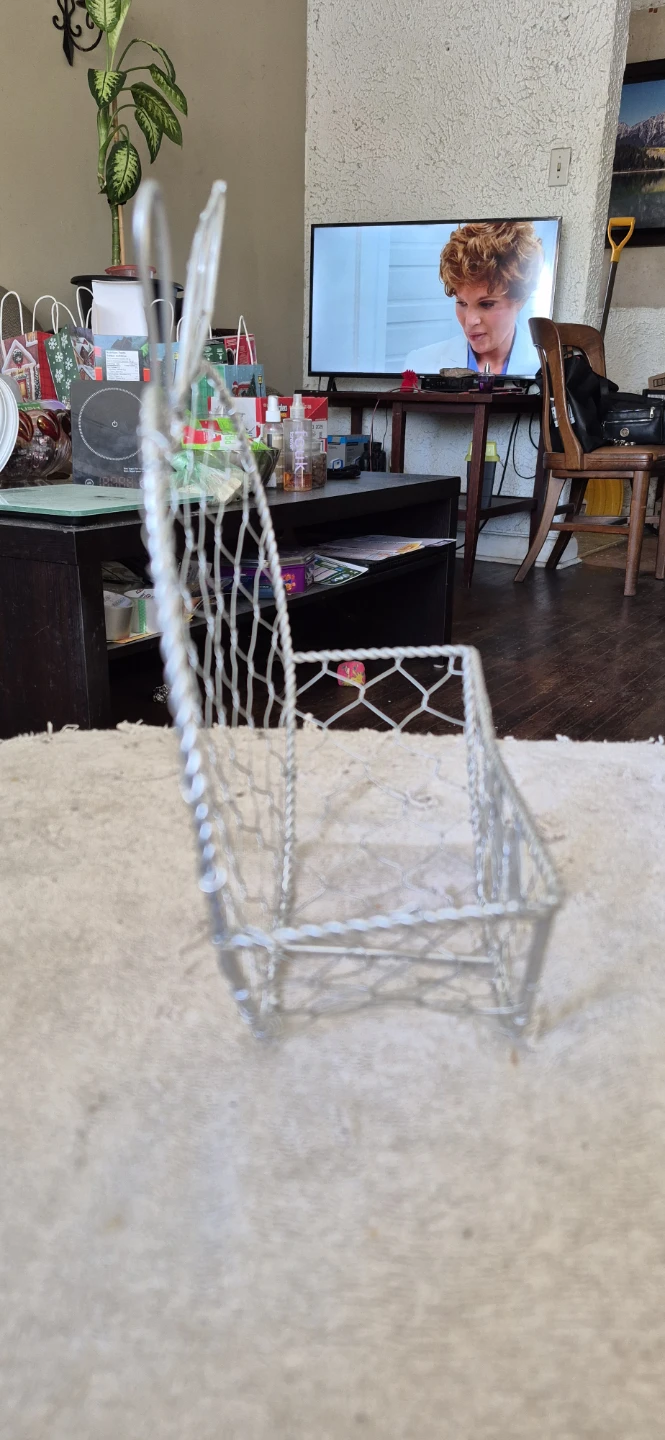 Apple Shaped Wire Basket - photo 2