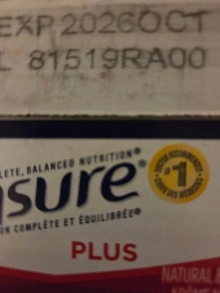 Ensure Plus Nutritional Shake - Exp 2026