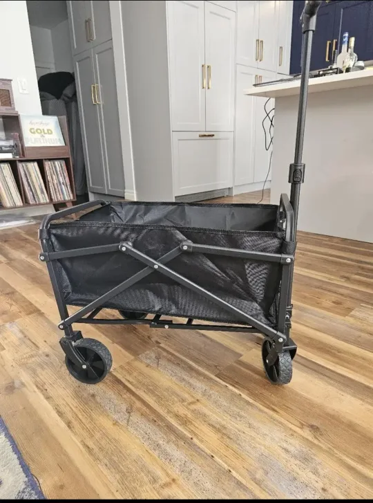 Folding Wagon Cart - Black