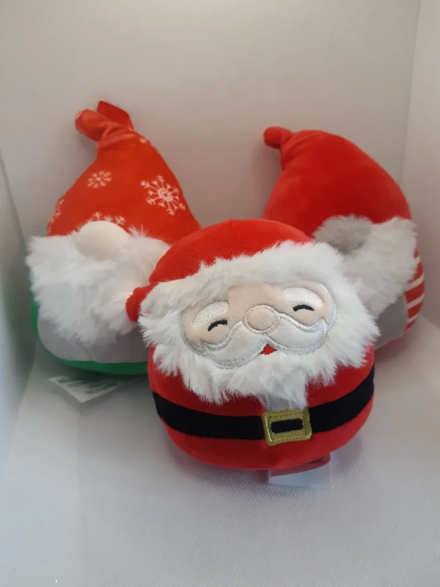 Christmas Santa and Elves Squishmallow Bundle (3)