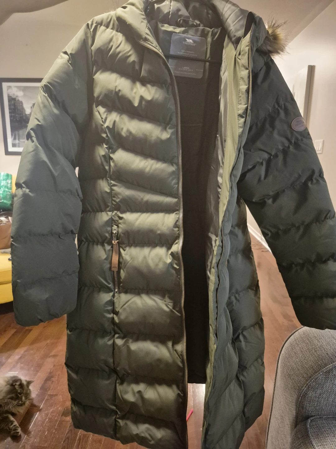 Trespass Waterproof Windproof Puffer Coat - Large - photo 3