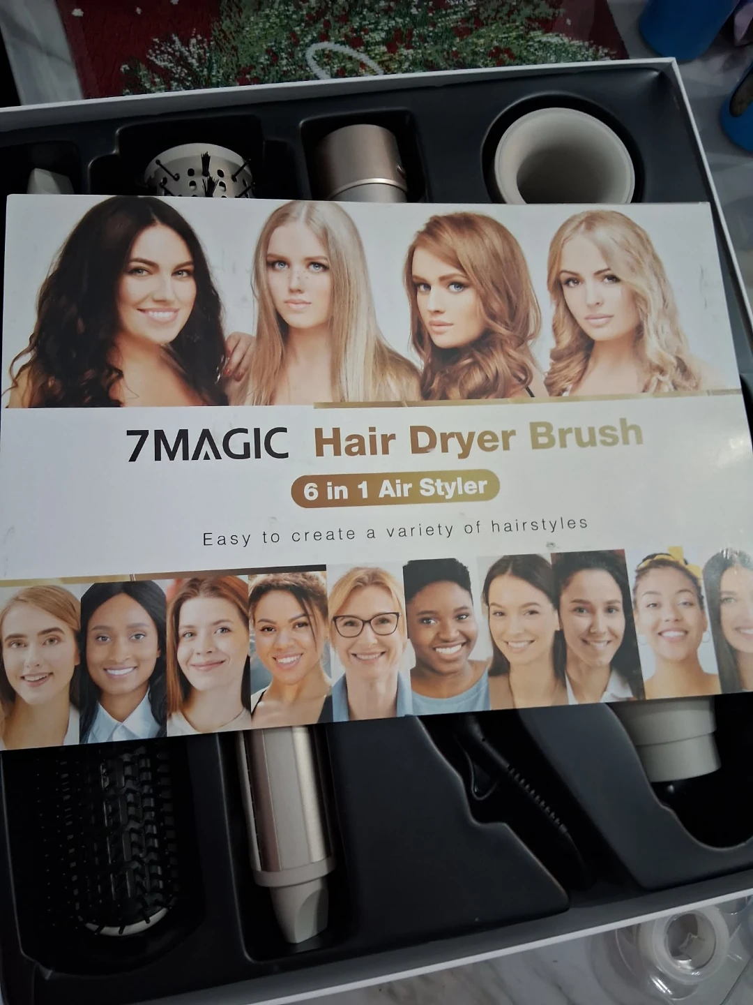 7MAGIC Hair Dryer Brush 6 in 1 Air Styler HB-800 - photo 5