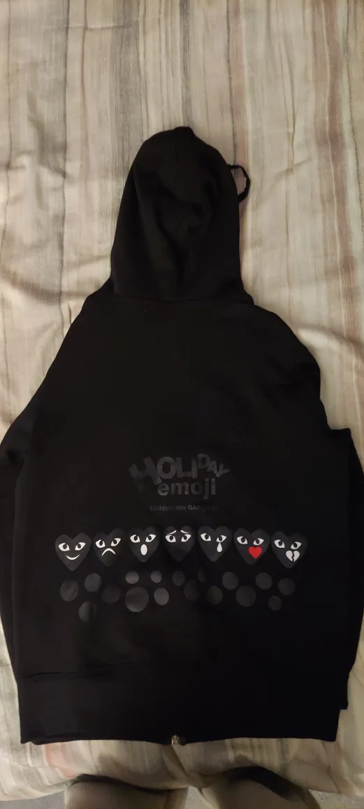 Comme des Garçons PLAY Black Hoodie