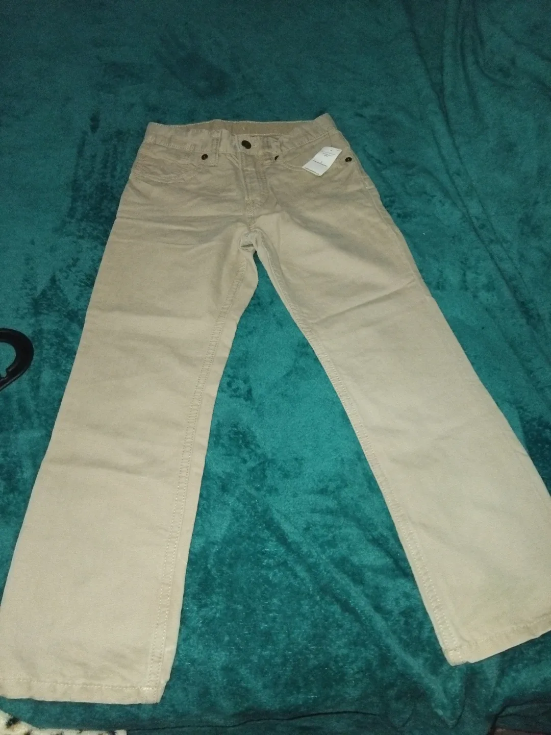 Gap Kids Regular Fit Beige Pants Size 6 - New