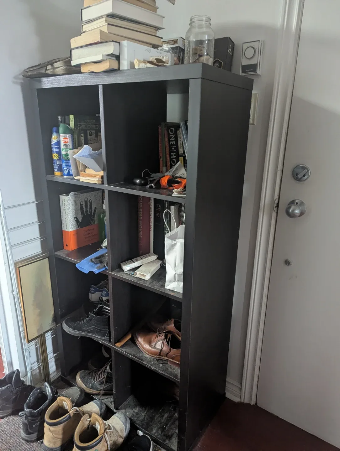 Ikea Black Shelf Unit