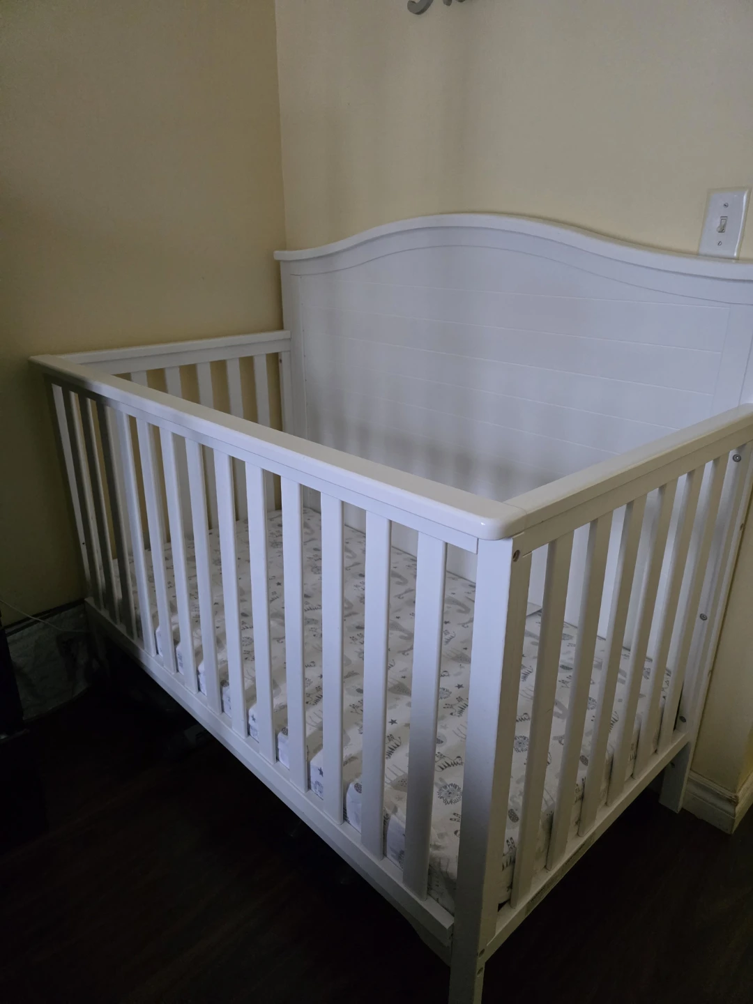 Childcraft White Baby Crib with Mattress