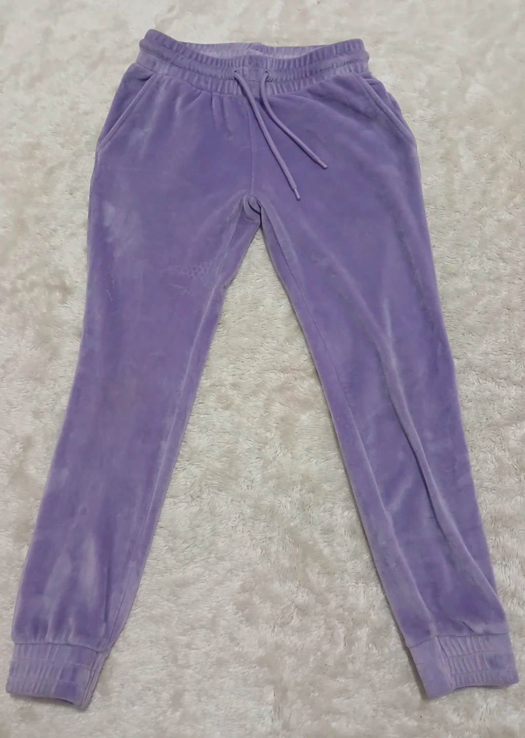 Purple Velvet Tracksuit Set - photo 3