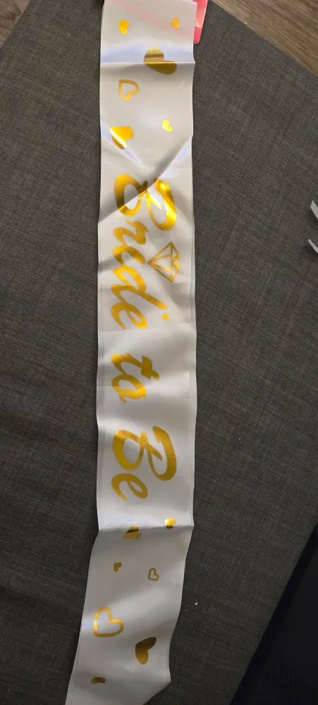 Bride to Be Sash, Tiara, Cake Topper Set - New image indicator(2)