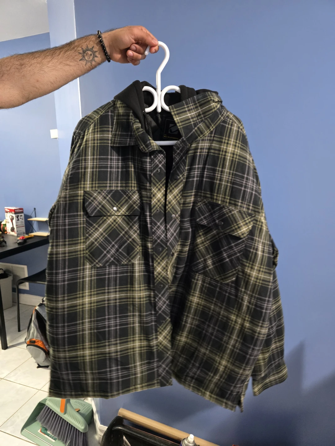 The DG Clothing Co. XL Flannel Hoodie