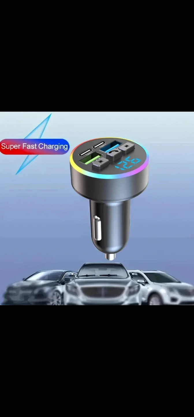 3-Port USB Car Charger - Super Fast Charging - photo 3