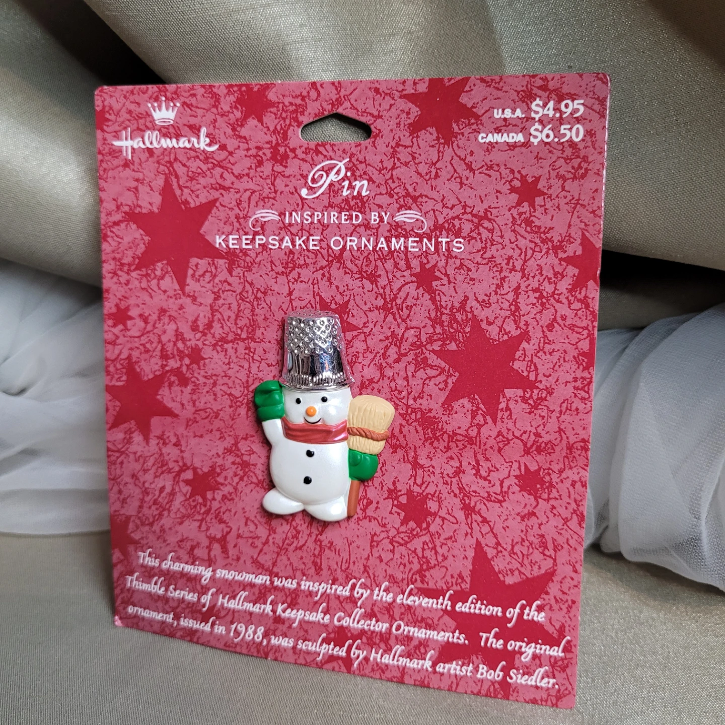 Hallmark Keepsake Collectible Christmas Holiday Pin Brand New - photo 2