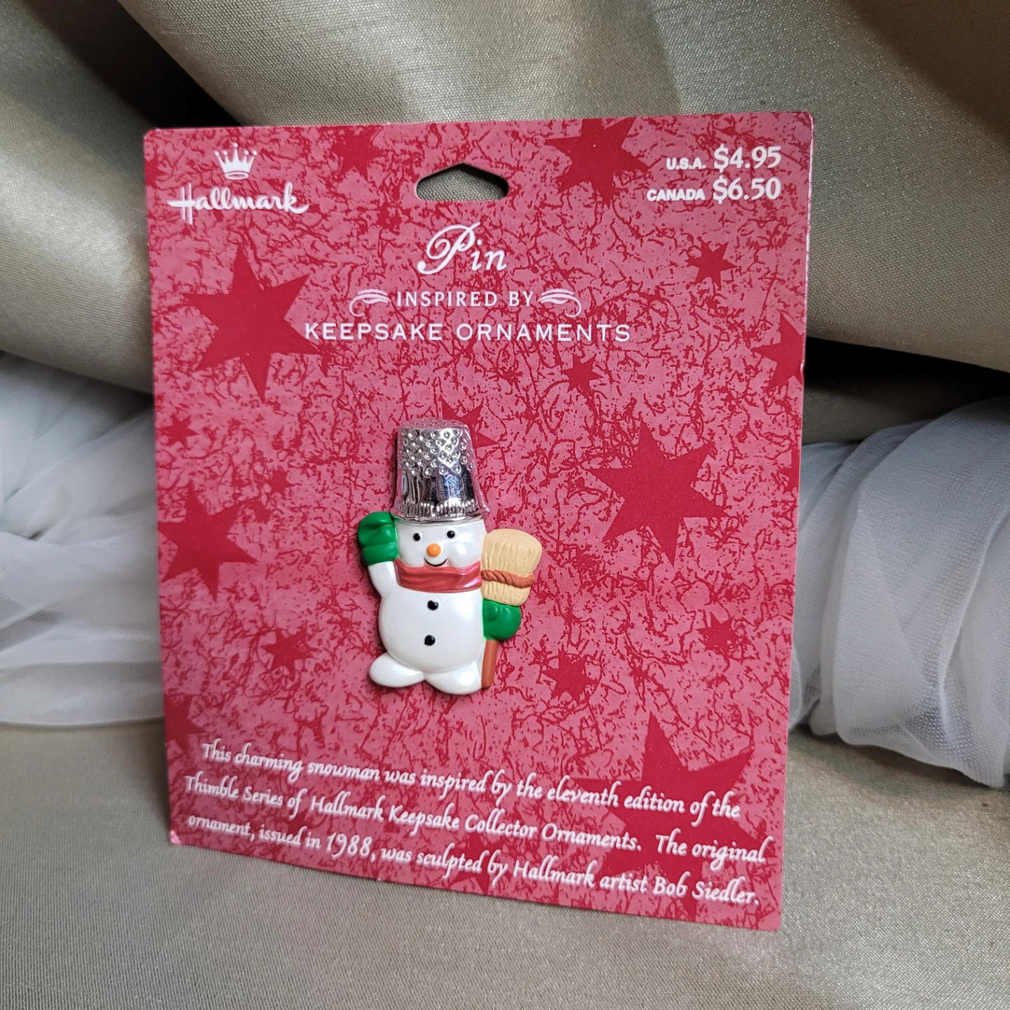 Hallmark Keepsake Collectible Christmas Holiday Pin Brand New - photo 3