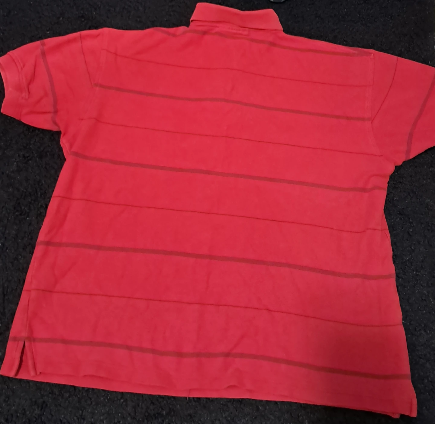 Ralph Red Striped Polo Shirt - Size L - photo 2