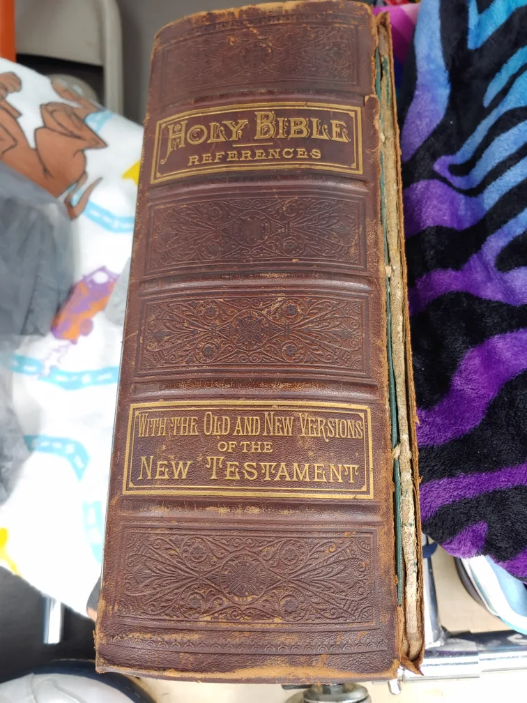 Antique 1881 Holy Bible image indicator(2)