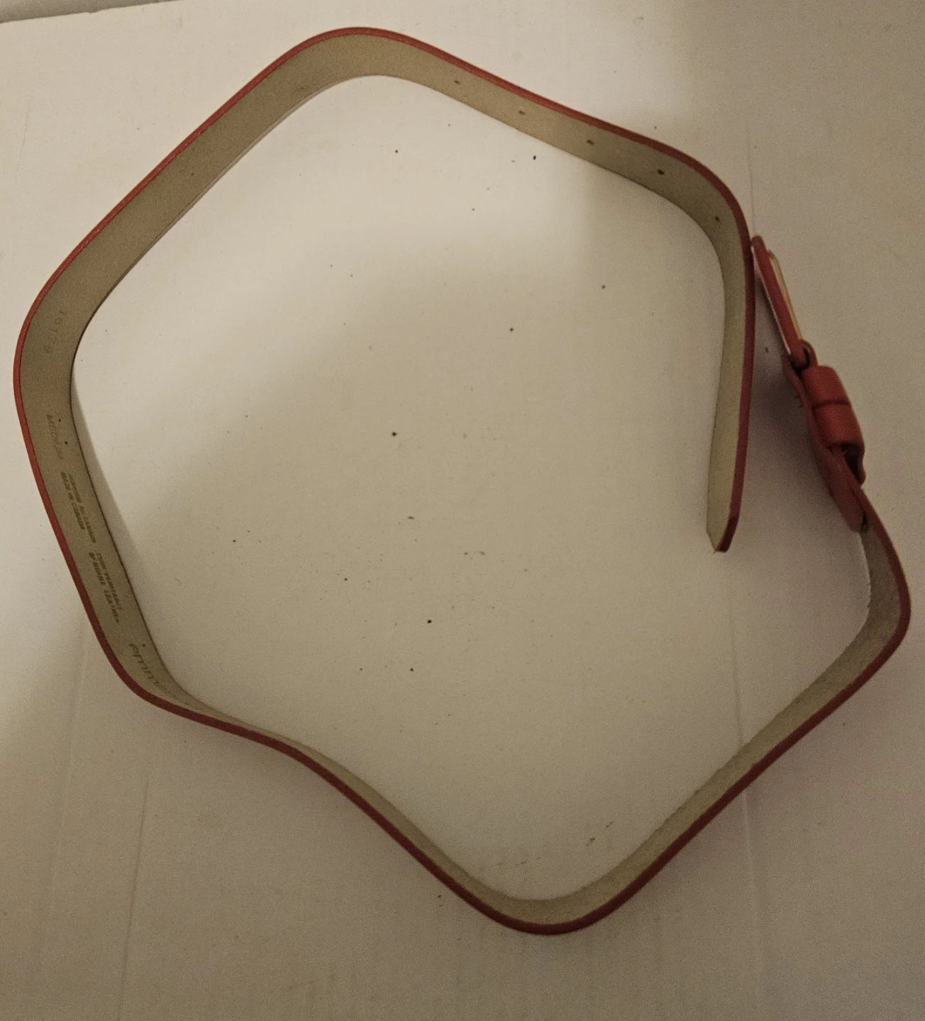 Red Leather Belt - photo 2