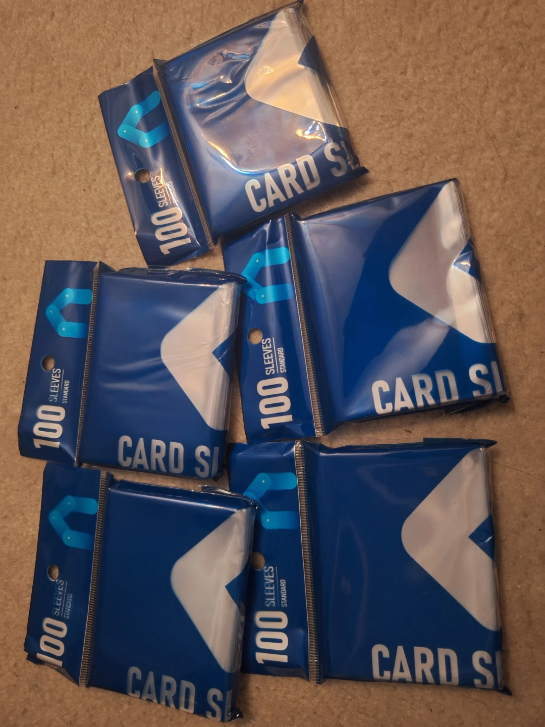NEW 100 Standard Card Sleeves Package