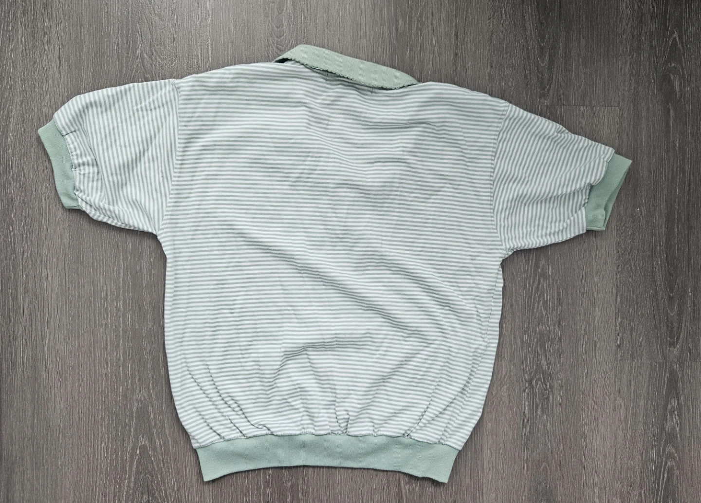 Karen Scott Striped Polo Shirt - Size M - photo 2