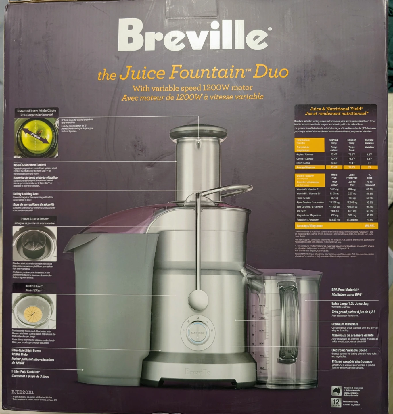 Breville Juice Fountain Duo Juicer - photo 2