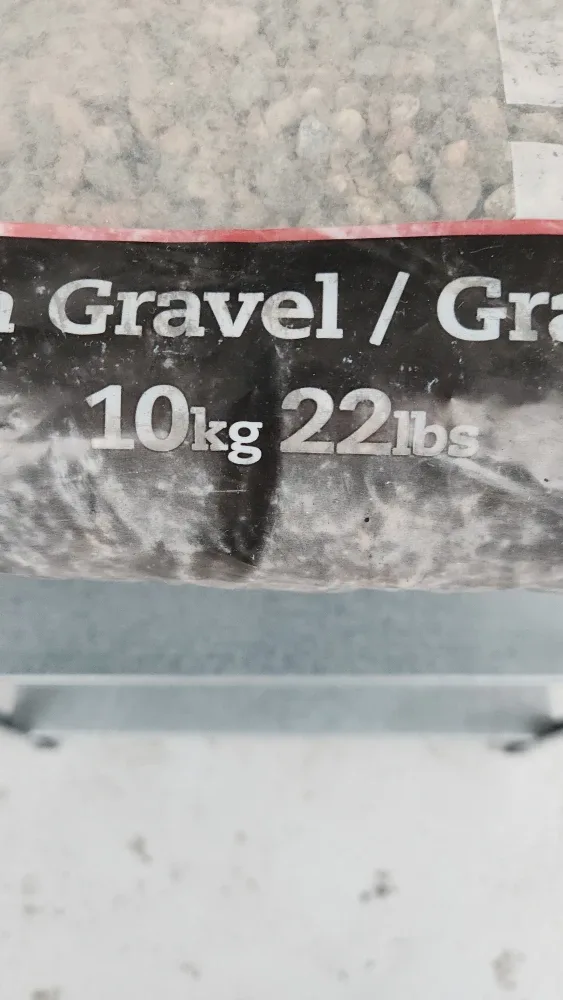 1/4" pea gravel 10lb bag BNIP #cleanout image indicator(3)