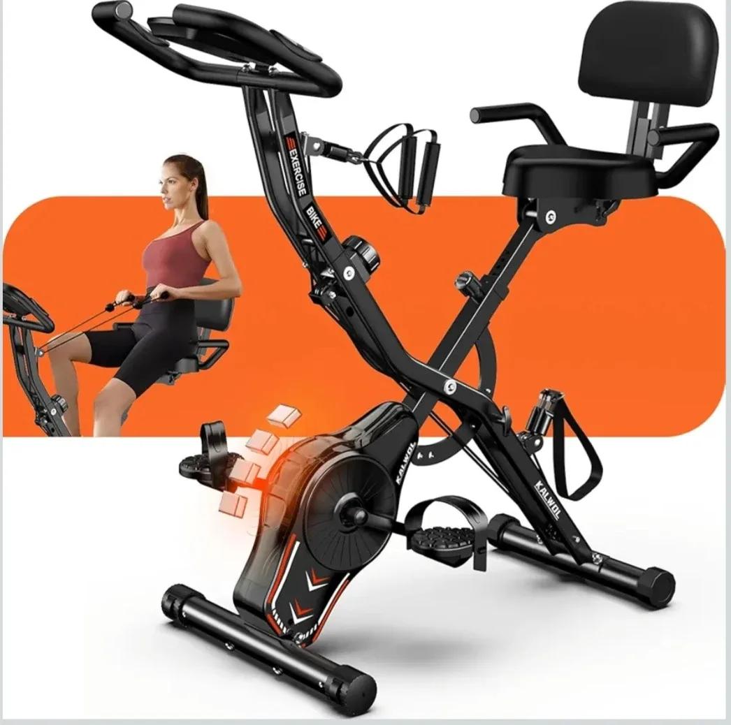 KALWOL Foldable Exercise Bike 5-in-1 - Never Opened image indicator(4)