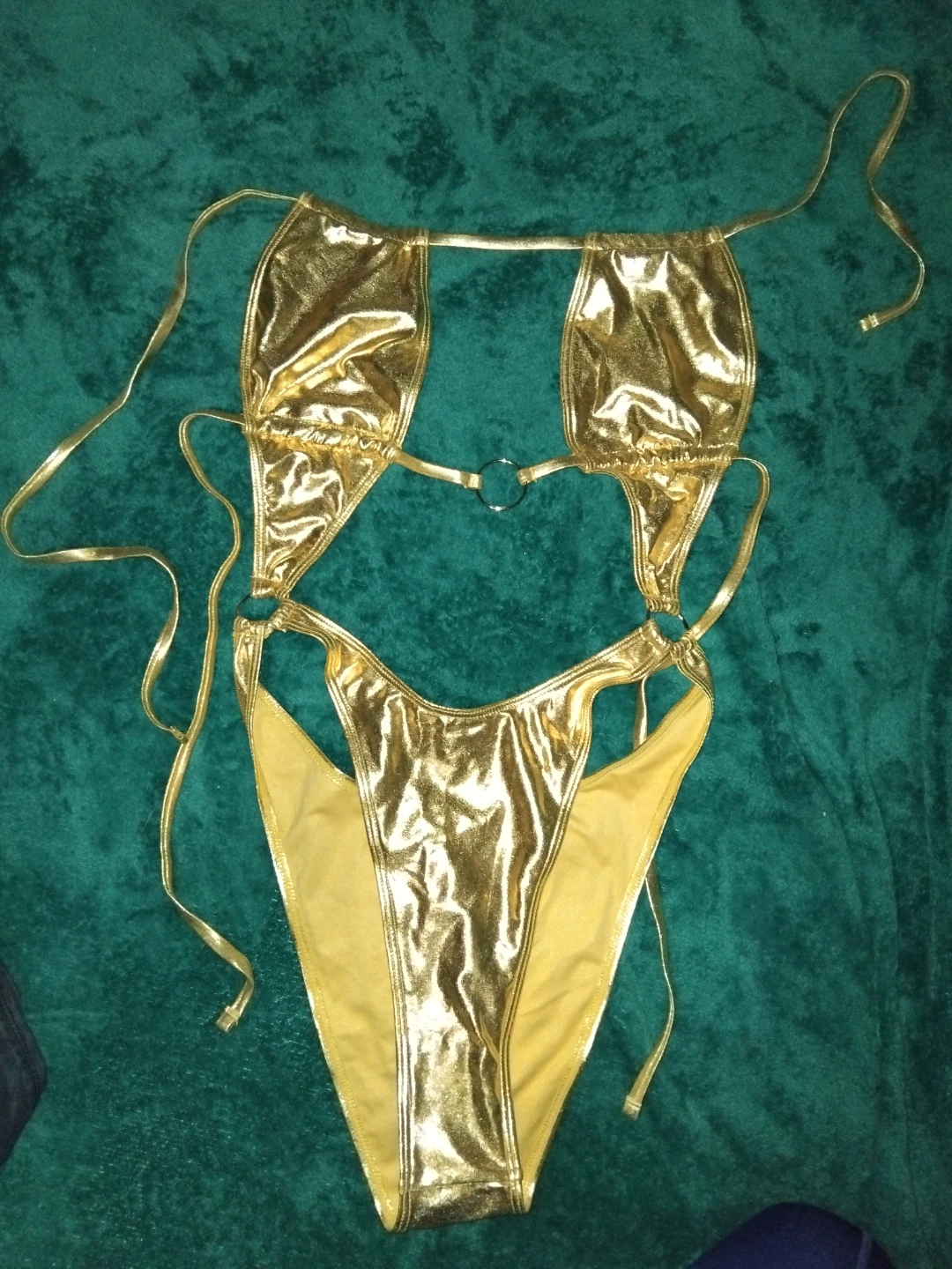 SHEIN Gold Swimsuit - Size M - photo 2
