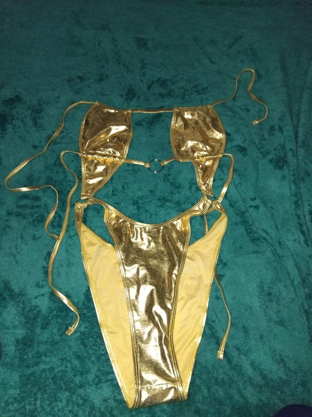 SHEIN Gold Swimsuit - Size M - photo 3