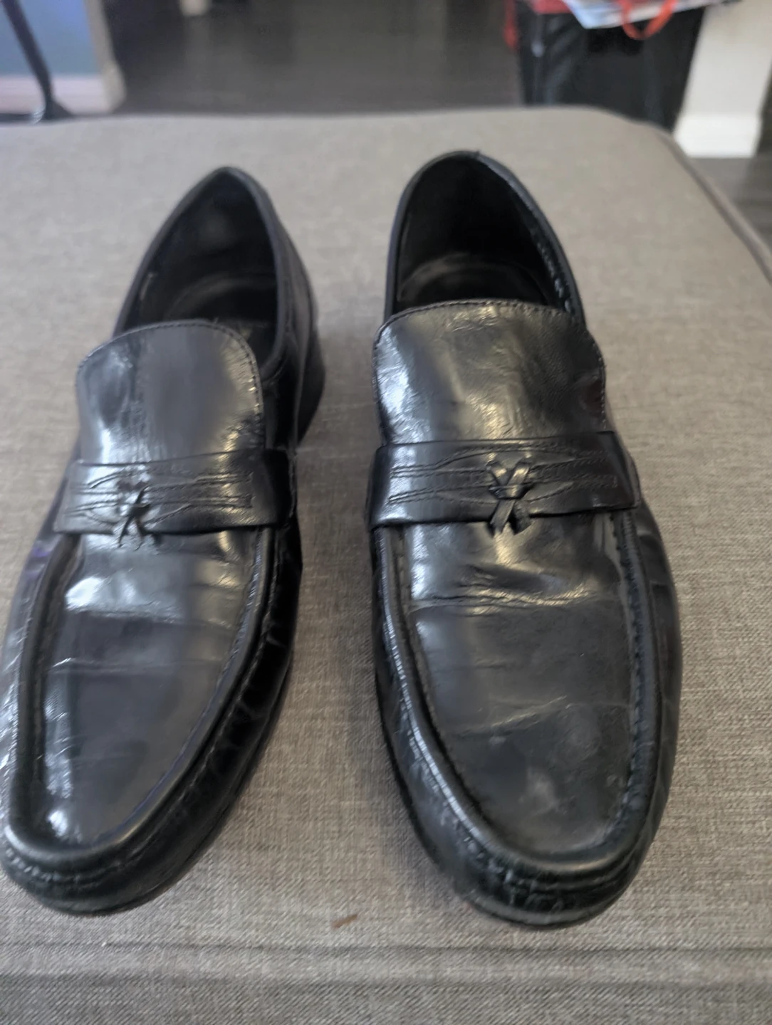 Men's size 9 all leather dress shoes - photo 2