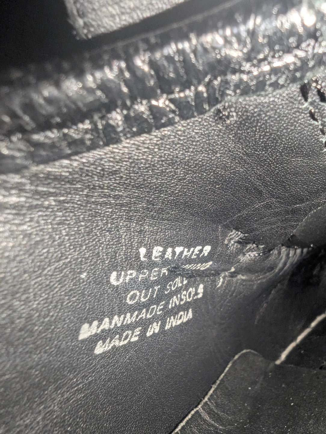 Men's size 9 all leather dress shoes - photo 4