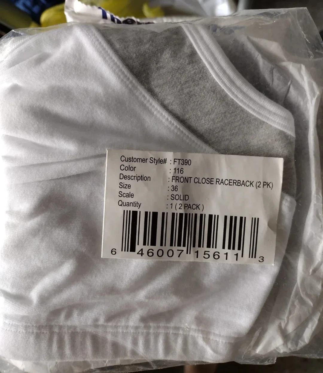 Fruit of the Loom Womens Front Close Sports Bra - #Cleanout image indicator(4)