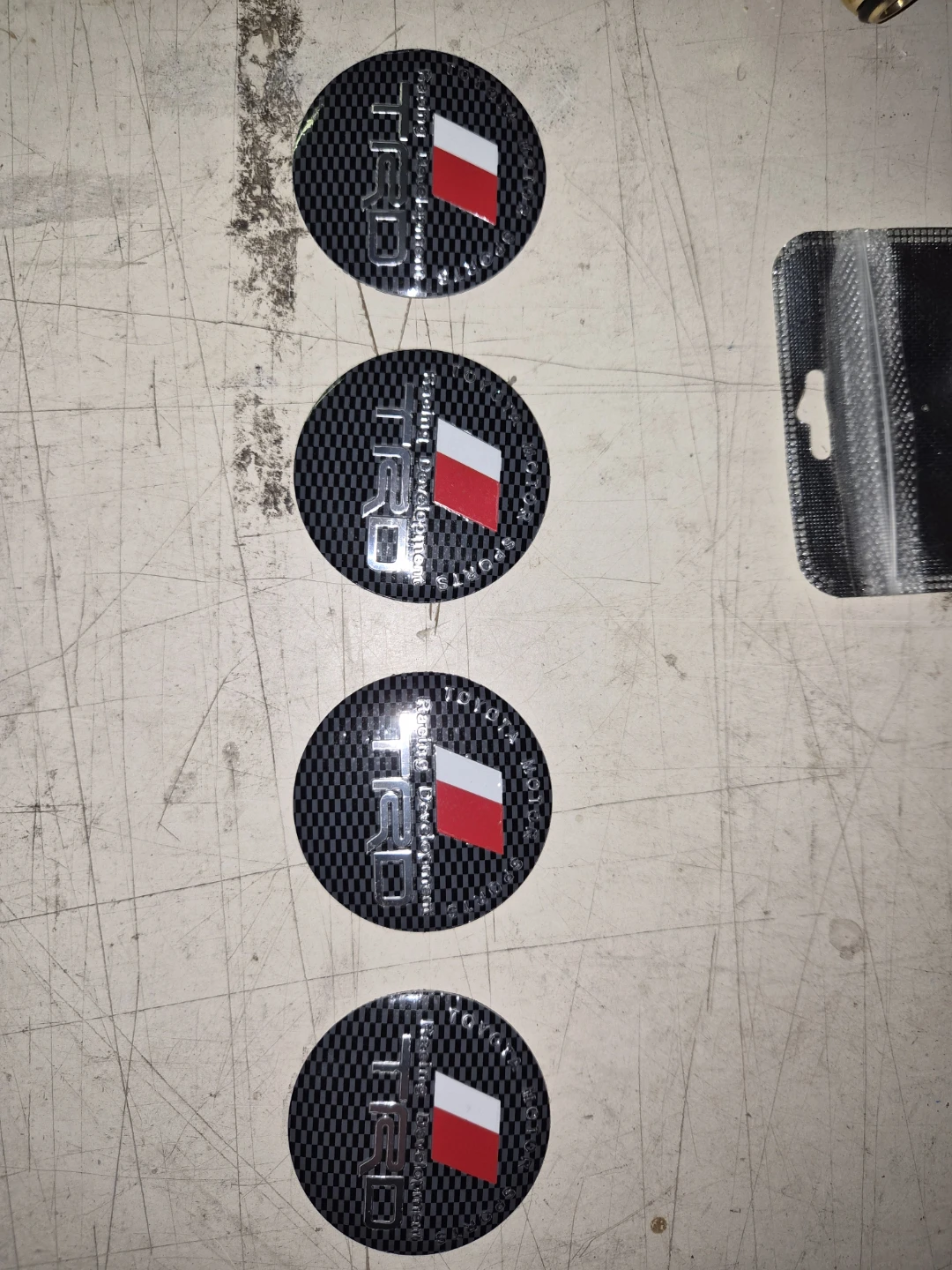TRD Wheel Center Caps Set