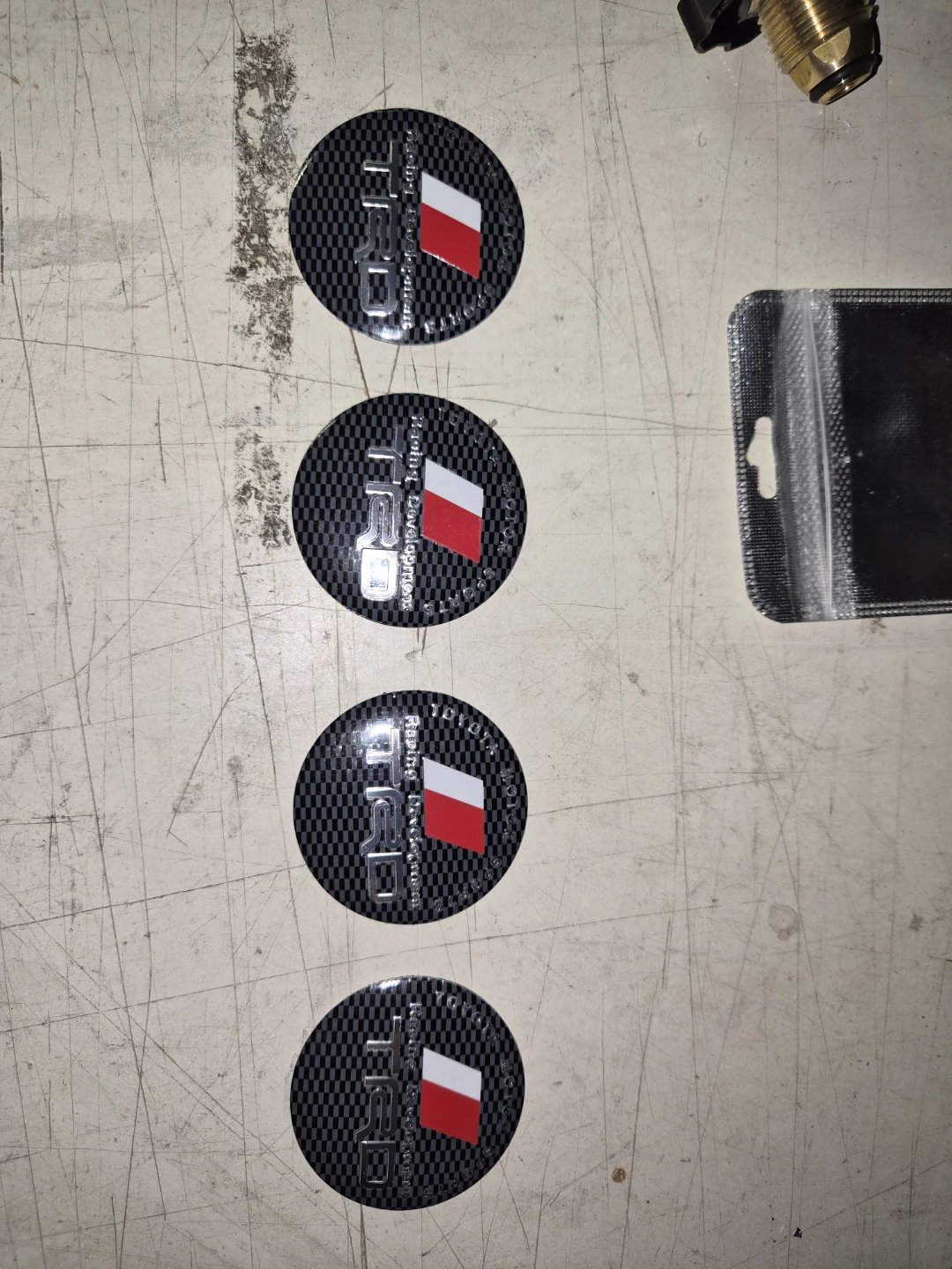 TRD Wheel Center Caps Set - photo 2