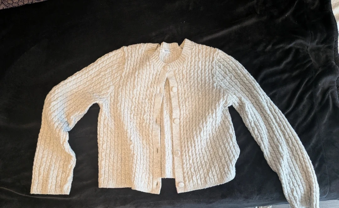Ardene Grey Knit Cardigan - Size M/L - photo 2