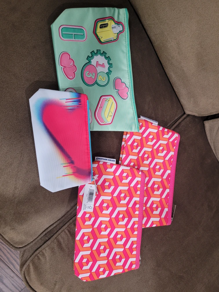 Clinique Kate Spade Tote Bag & Cosmetic Bags