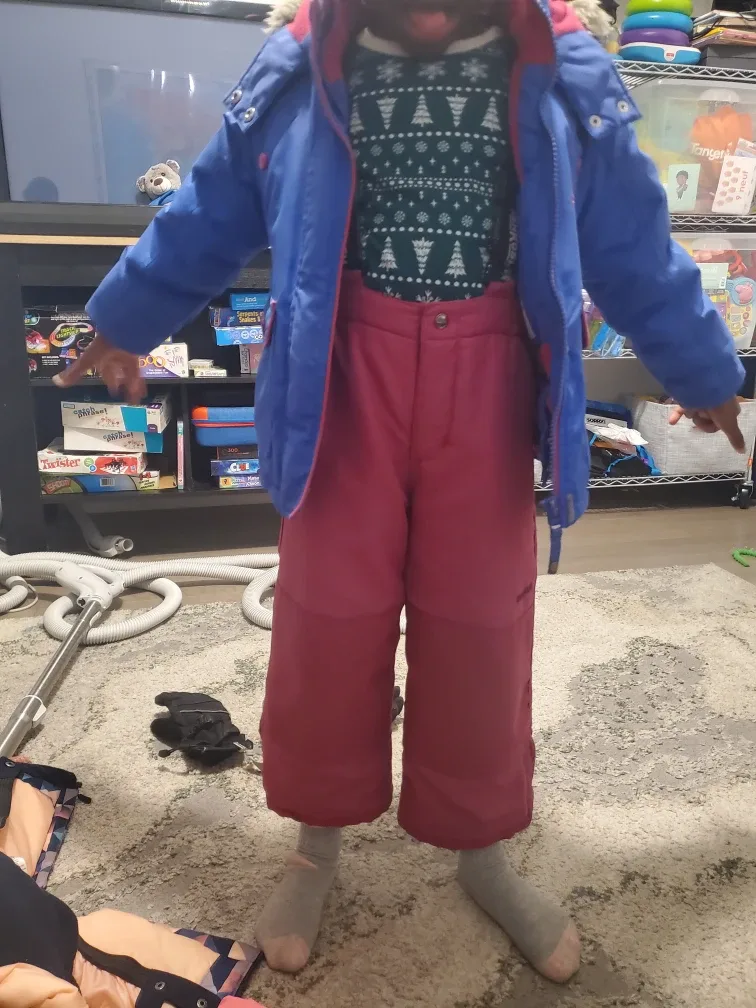 Kids' Winter Snowsuit - Blue Jacket & Pink Pants image indicator(3)