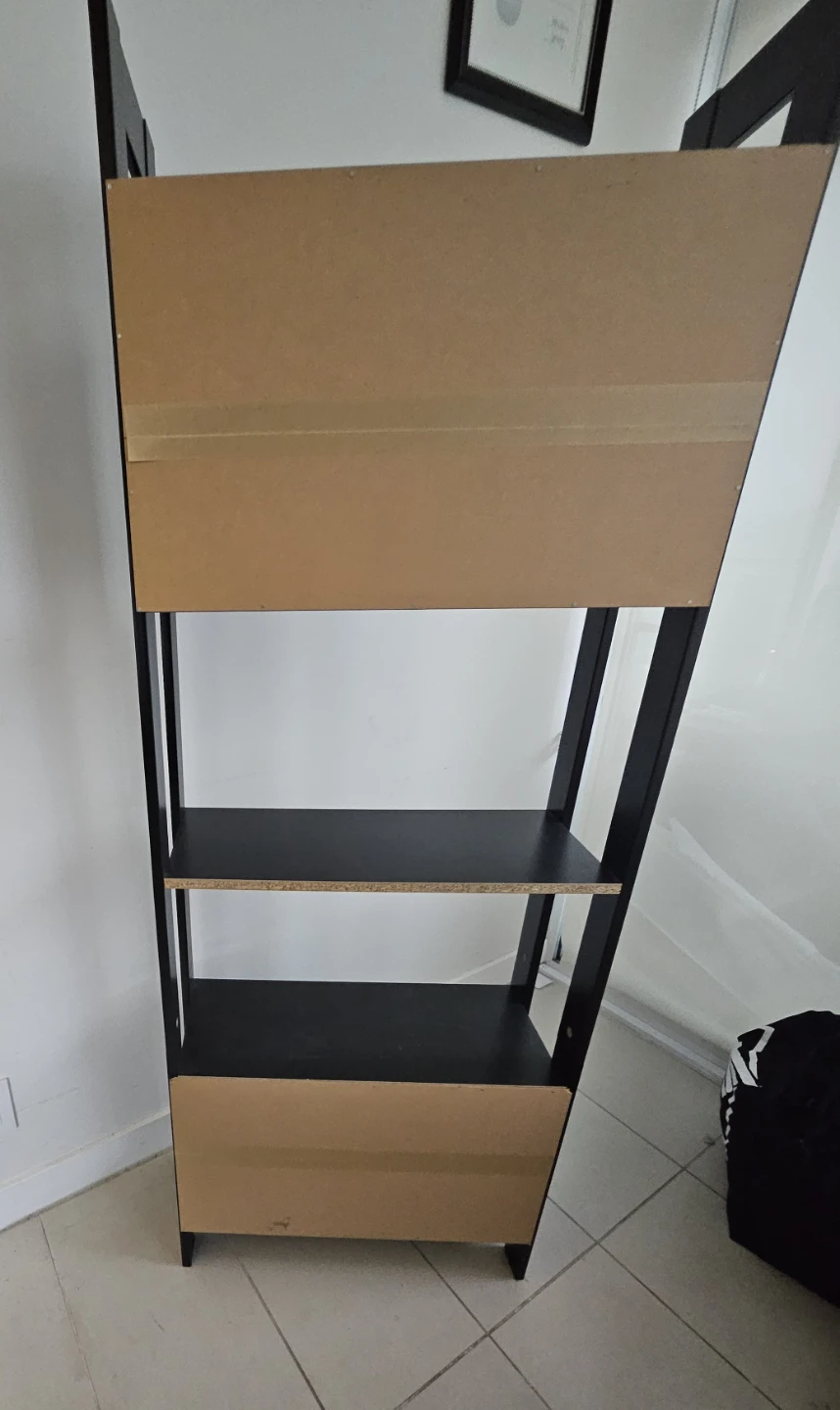 Black Ladder Shelf - 5 Tier Bookshelf - photo 4