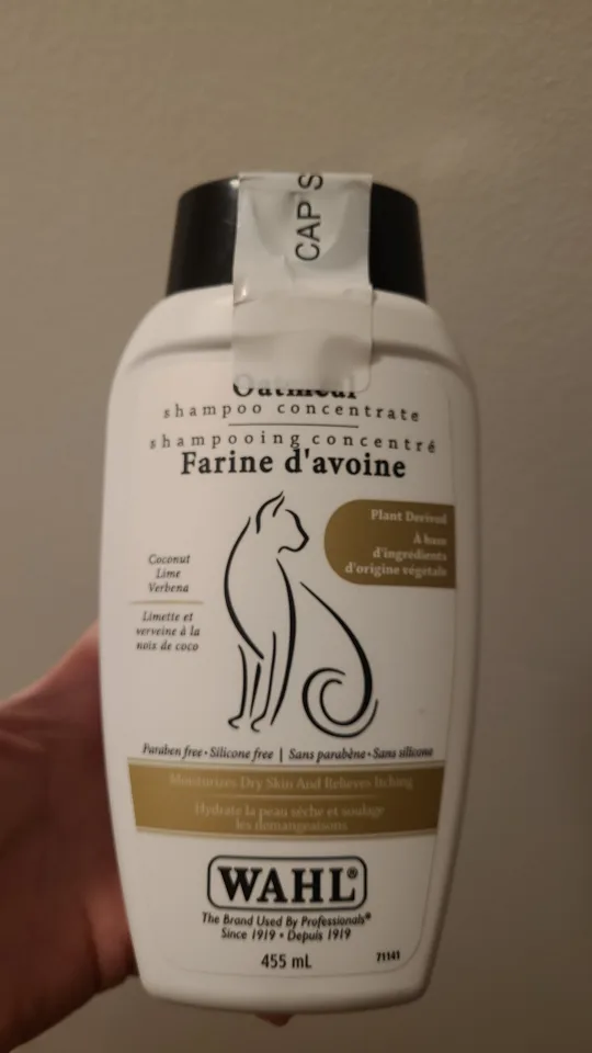 #cleanout Sealed Cat Wahl Oatmeal Shampoo Concentrate