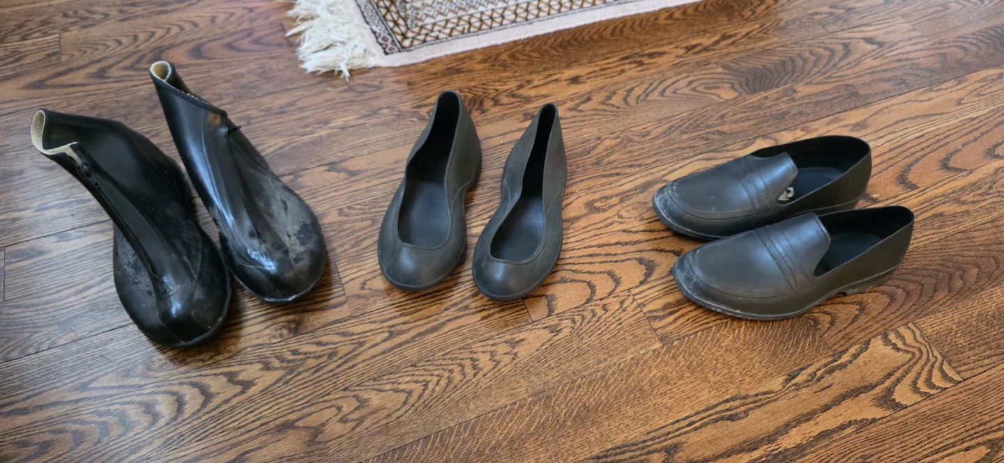 Black Shoe Covers - Size 10 & 8/8.5 - photo 2