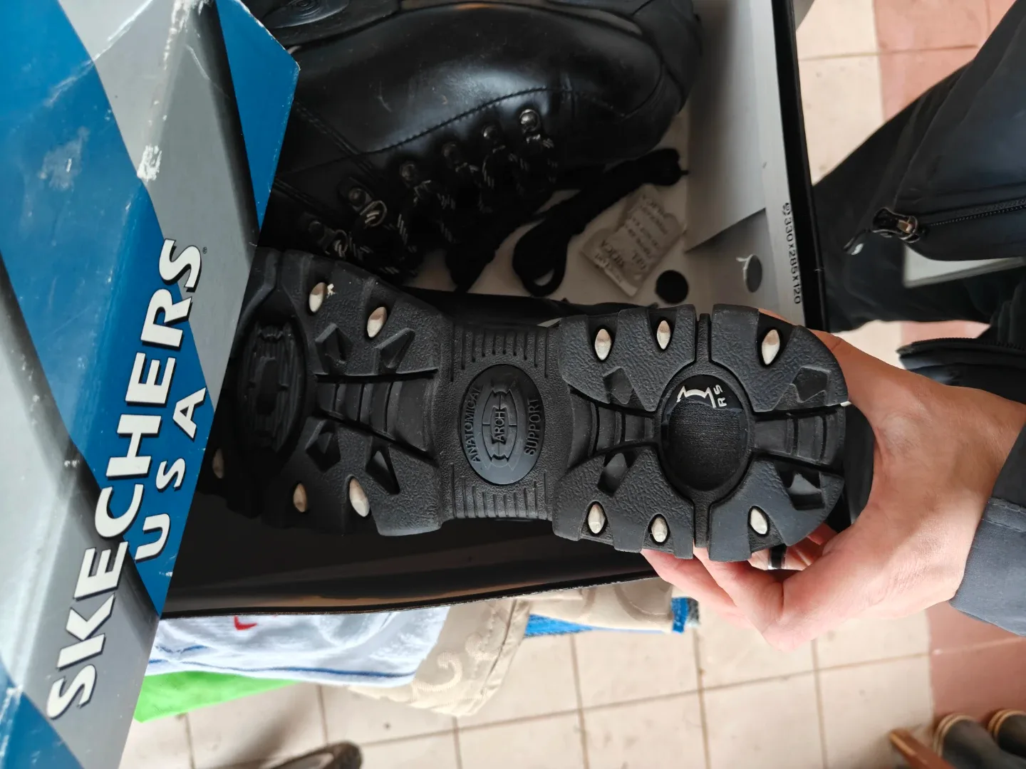 Skechers Metro II Black Boots - Men's Size 9 image indicator(4)